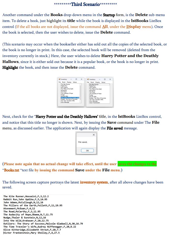 Solved Problem Statement Using Visual Basic Write A