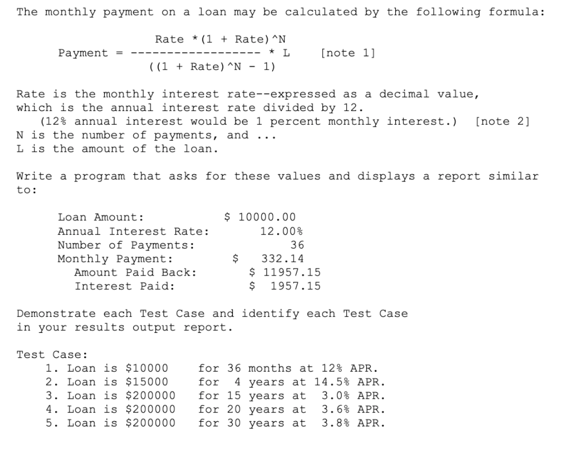 the-monthly-payment-on-a-loan-may-be-calculated-by-chegg