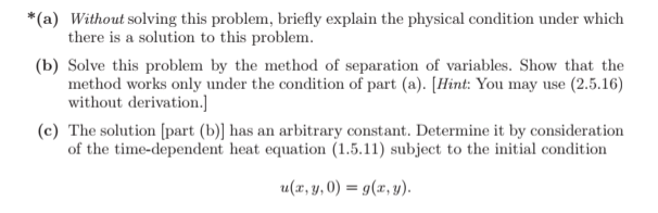 Solved 2.5.2. Consider u(x, y) satisfying Laplace's equation | Chegg.com