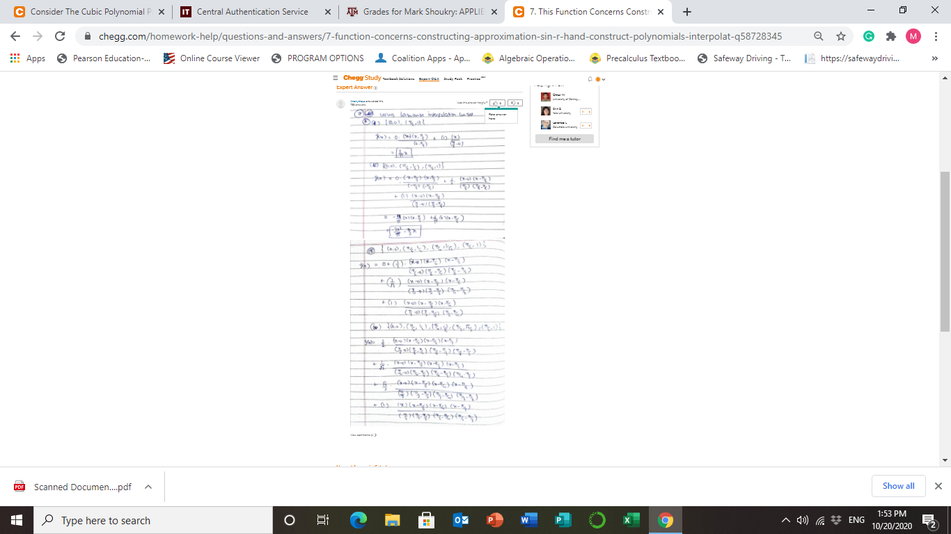 Part B And C Answers To Part A Are Answered On Chegg Part B And C Answers To Part A Are Answered On Chegg