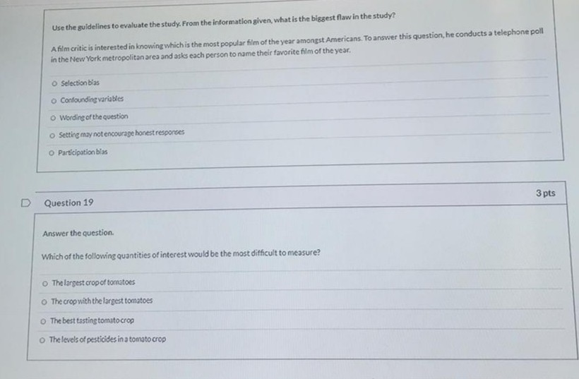 Solved Use the guidelines to evaluate the study. From the | Chegg.com