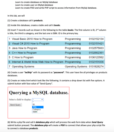 Solved Need help with this please include PHP, HTML and also | Chegg.com