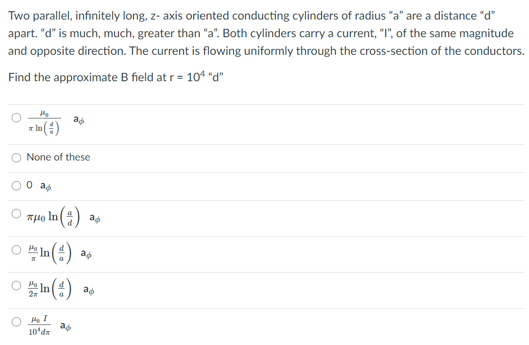 Solved Two Parallel, Infinitely Long, Z- Axis Oriented | Chegg.com