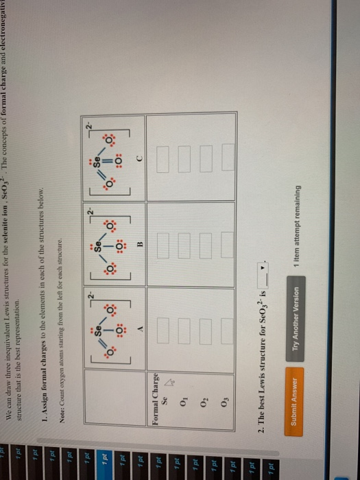 Solved We Can Draw Three Inequivalent Lewis Structures For 4783