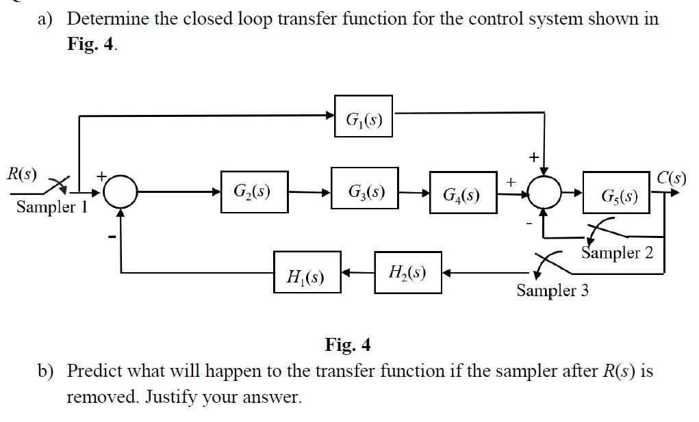 Develop Transfer Function From Closed Loop Cascade Control D