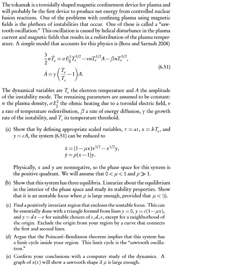 The Tokamak Is A Toroidally Shaped Magnetic Confin Chegg Com