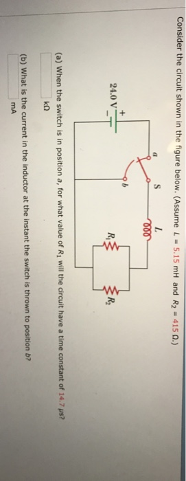 Solved Consider The Circuit Shown In The Figure Below. | Chegg.com