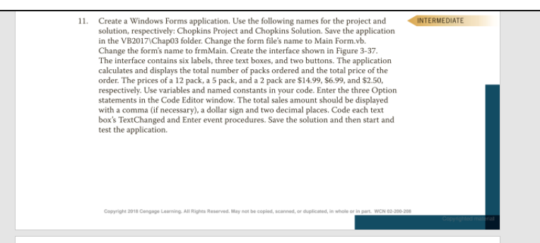 Solved INTERMEDIATE 11. Create A Windows Forms Application. | Chegg.com