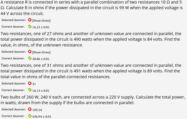 Solved A resistance R is connected in series with a parallel | Chegg.com