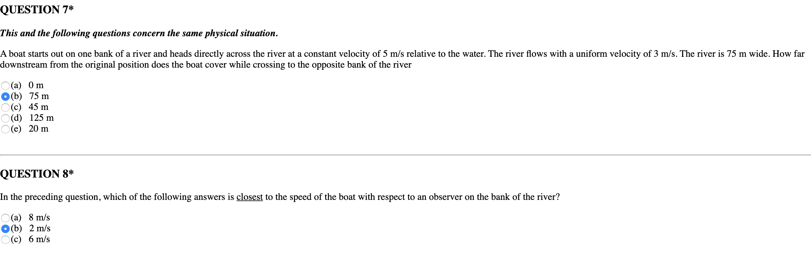 Solved QUESTION 7* This and the following questions concern | Chegg.com