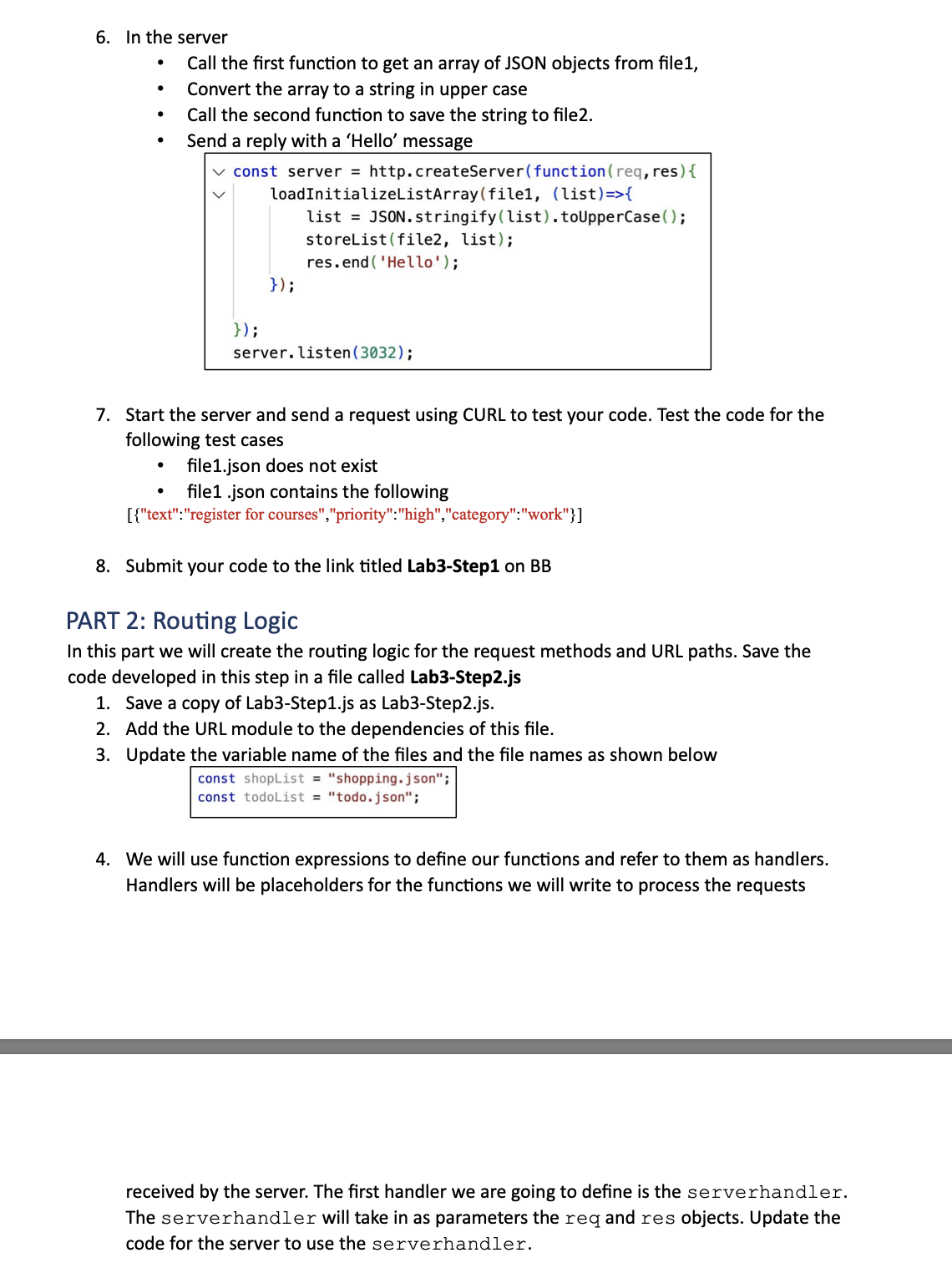 Solved 6. In the server - Call the first function to get an | Chegg.com