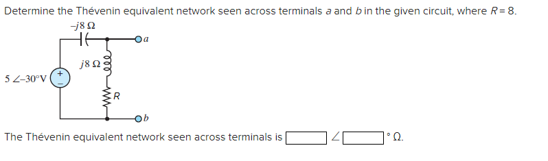 Solved Determine the Thévenin equivalent network seen across | Chegg.com