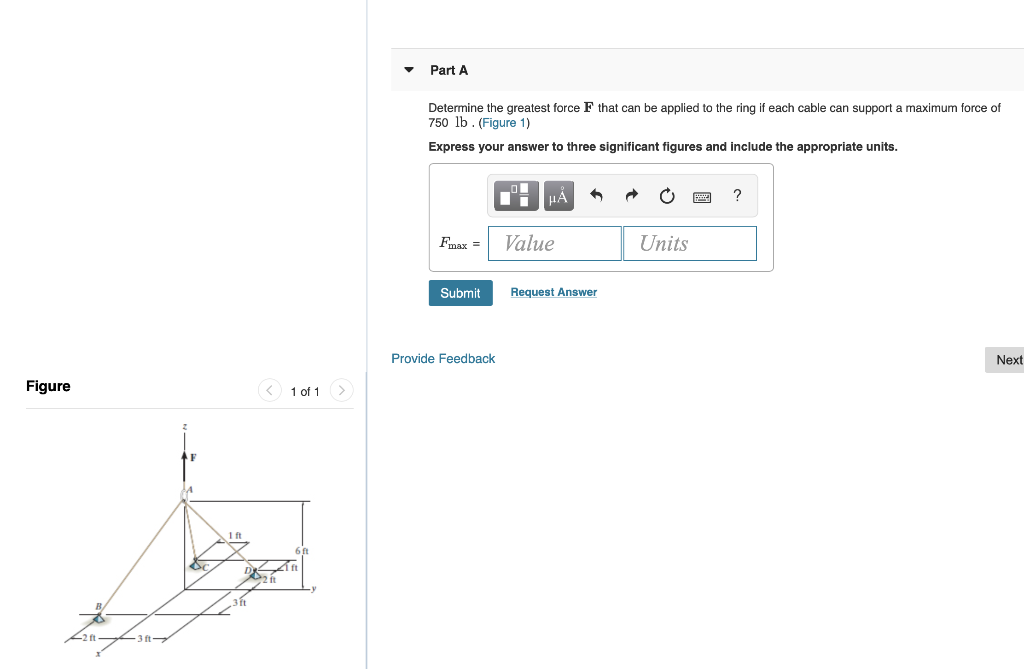 Solved Part A Determine The Greatest Force F That Can Be | Chegg.com