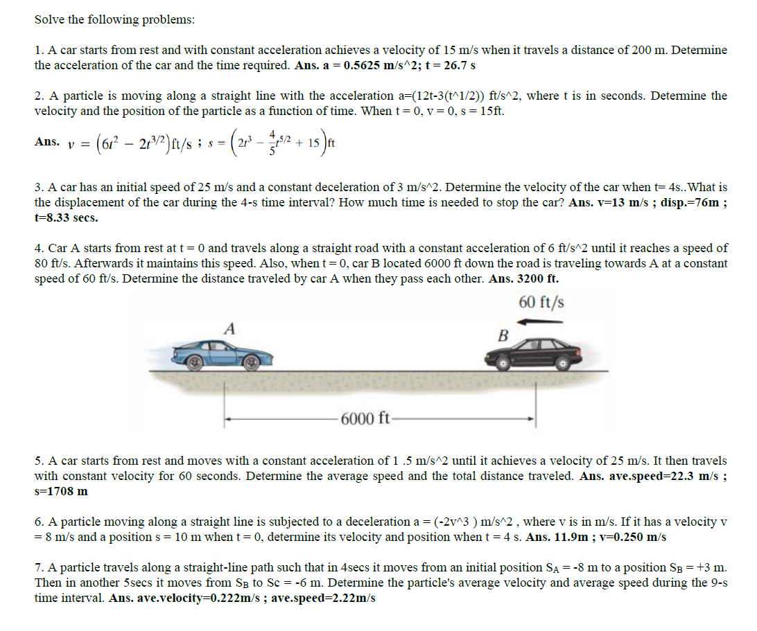 solved-solve-the-following-problems-1-a-car-starts-from-chegg