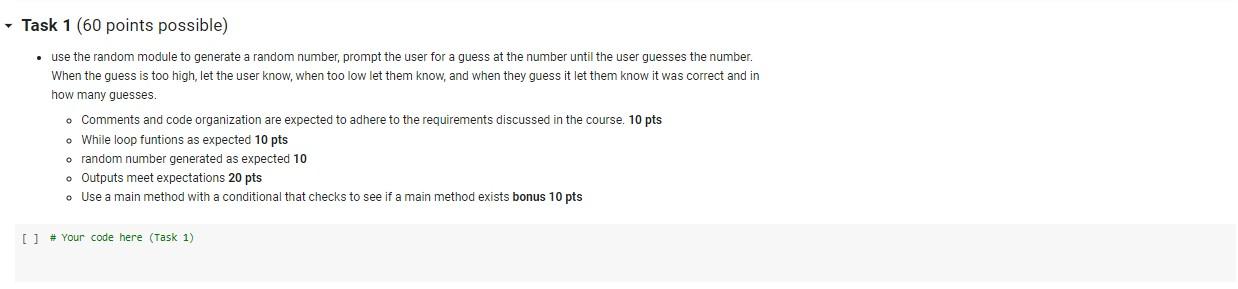 Solved - use the random module to generate a random number, | Chegg.com