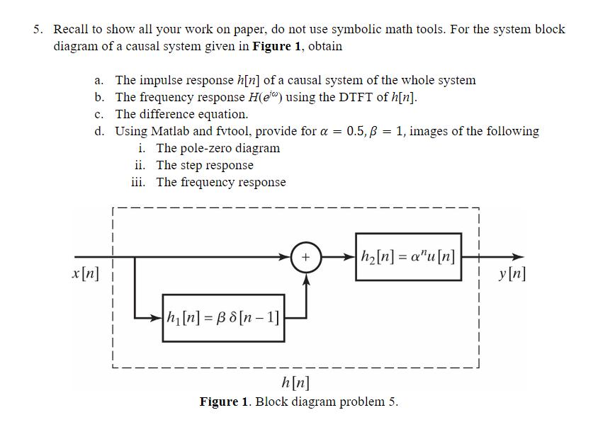 Solved Recall to show all your work on paper, do not use | Chegg.com