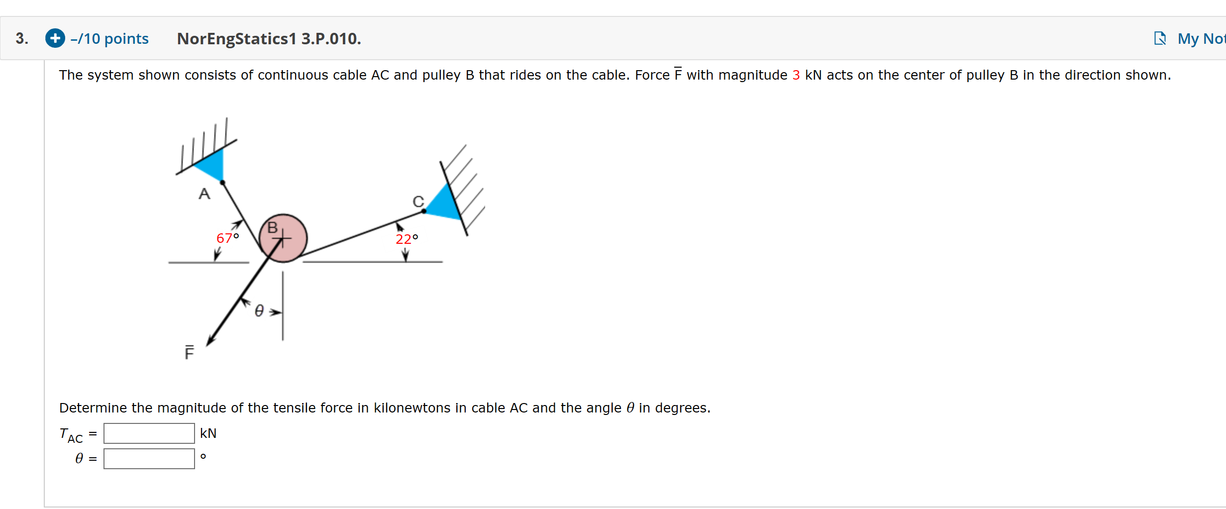 Solved 3. + -110 points NorEngStatics1 3.P.010. My Not The | Chegg.com