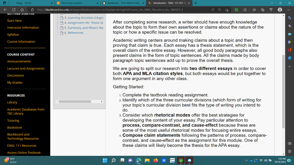 Opening Sentences - Achieving an Impact in Academic Writing