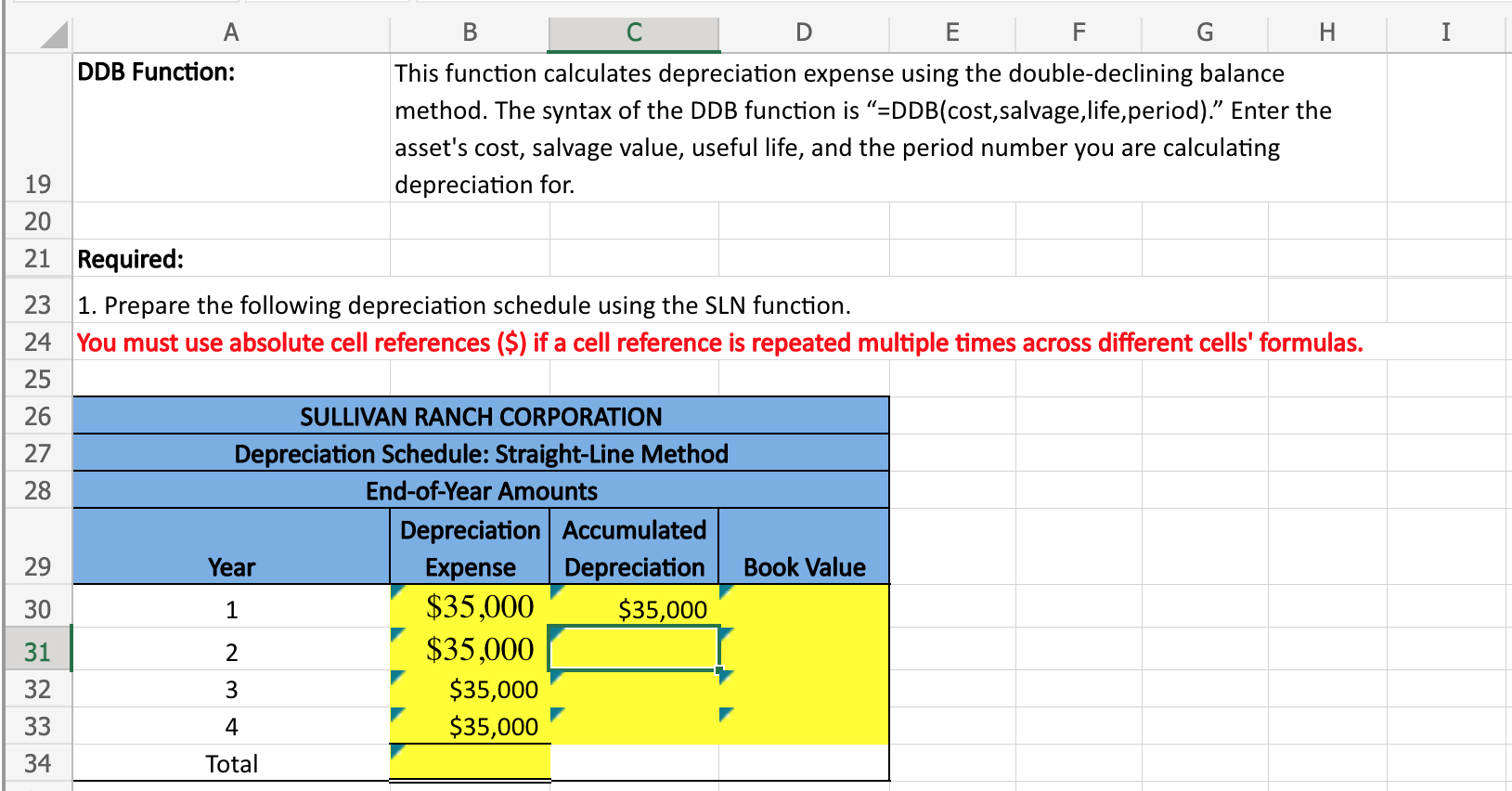 Solved Calculating Depreciation Schedules - Using | Chegg.com
