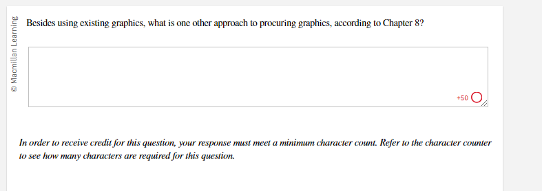 Solved Besides using existing graphics, what is one other | Chegg.com