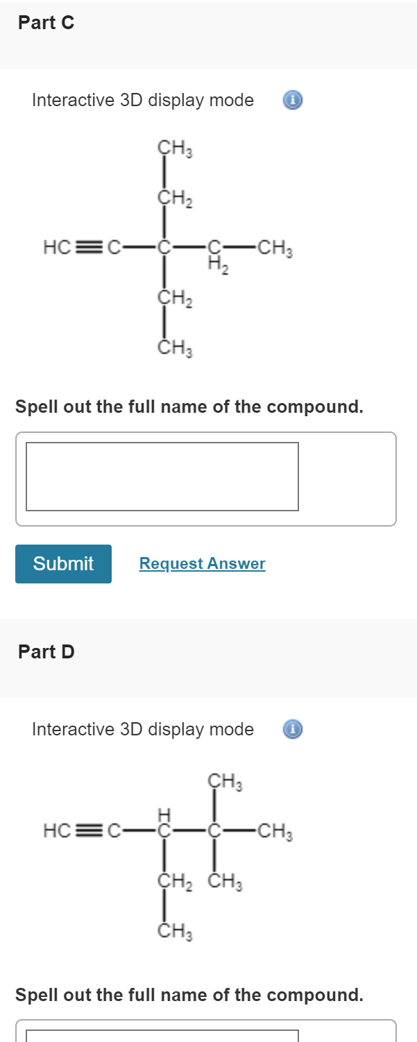 Solved Interactive 3D display mode Spell out the full name | Chegg.com