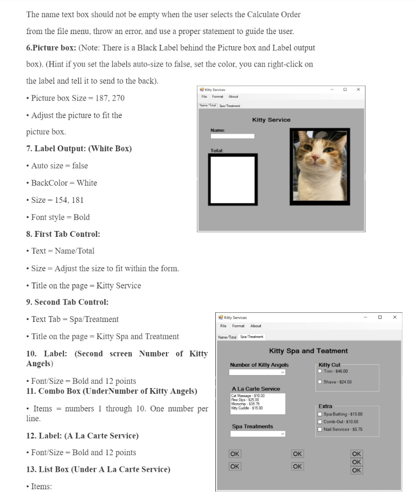 In this exercise, you will create a Graphical User | Chegg.com
