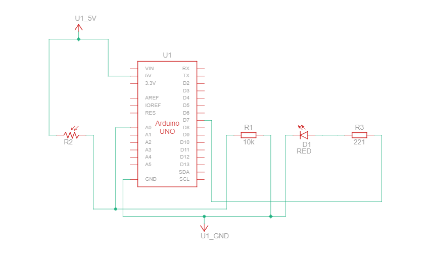 Solved Arduino 1 (A circuit that turns the LED ON/OFF | Chegg.com