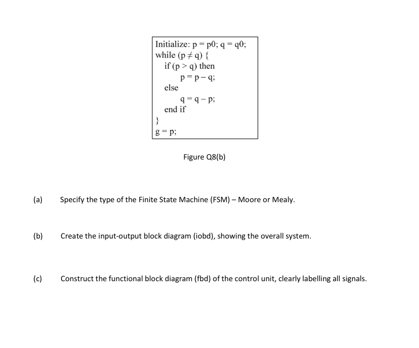 GCD circuit calculates the greatest common divisor | Chegg.com GCD circuit calculates the greatest common divisor | Chegg.com