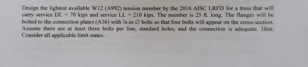 Solved Please Refer To American Institute Of Steel Constr Chegg Com