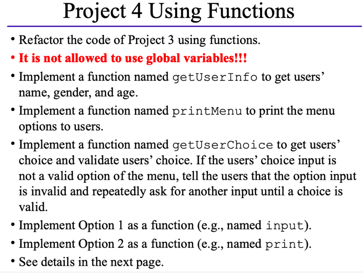 Solved *IN C++, PERFORM THE FOLLOWING TASKS FOR PROJECT | Chegg.com