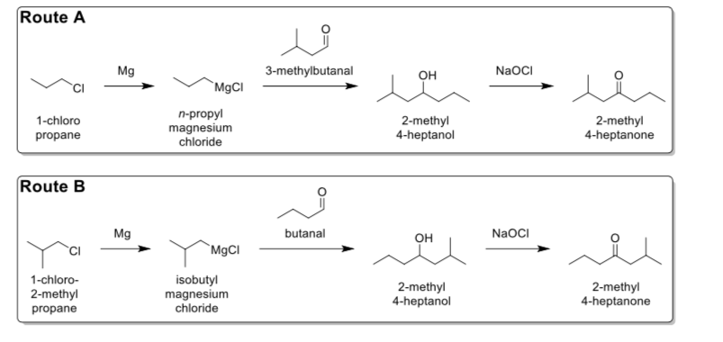 The grignard synthesis of 3 methyl 3 heptanol picture
