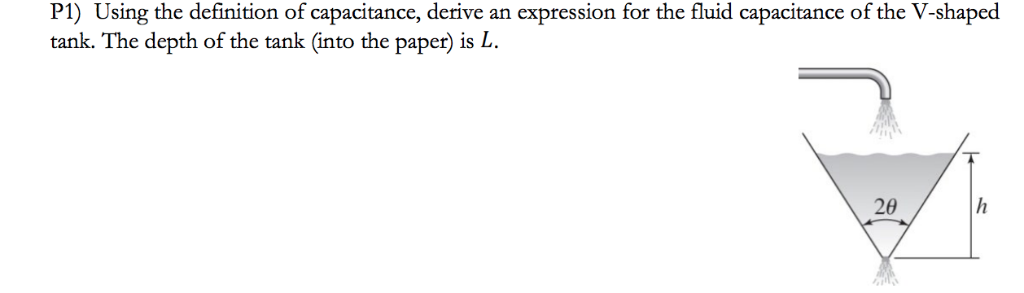 Solved P1) Using the definition of capacitance, derive an | Chegg.com