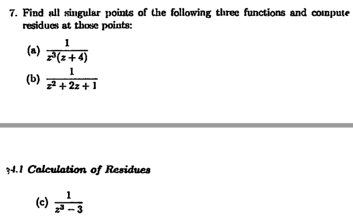 Solved Find All Singular Points Of The Following Three | Chegg.com