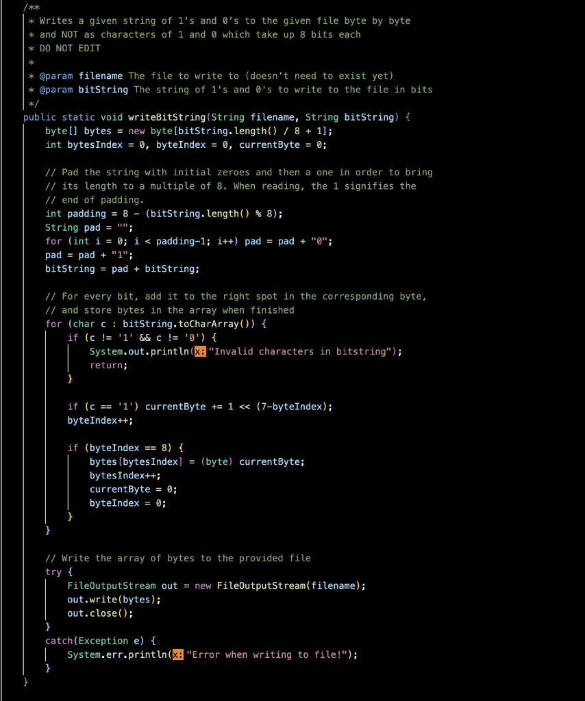 Solved Hello, Can please help me write the "encode" and | Chegg.com