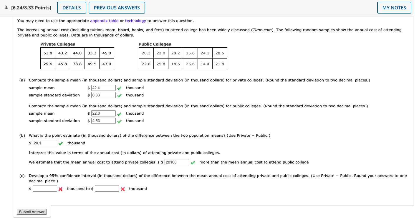 Solved You may need to use the appropriate appendix table or | Chegg.com