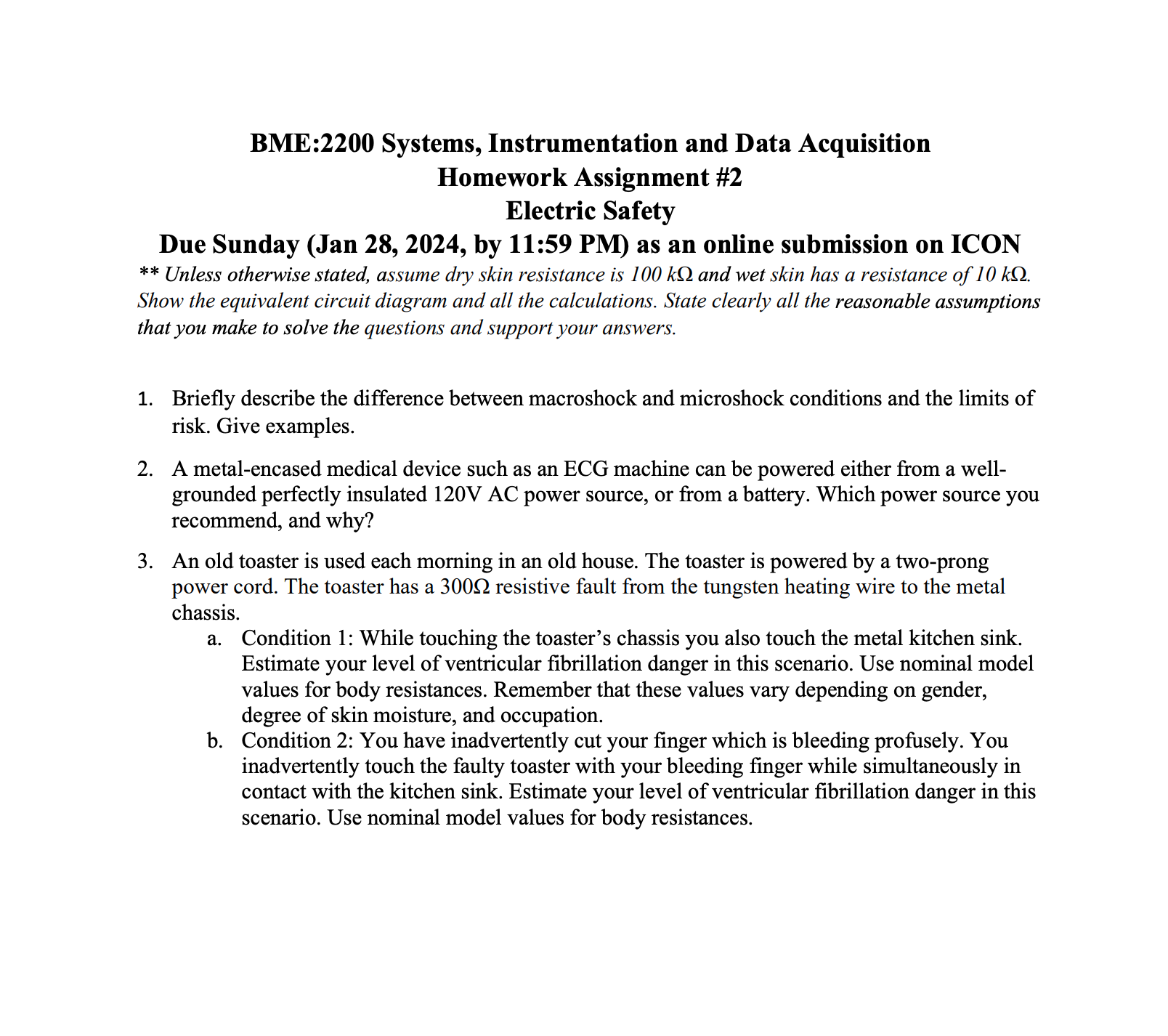 Solved ** ﻿Unless otherwise stated, assume dry skin | Chegg.com