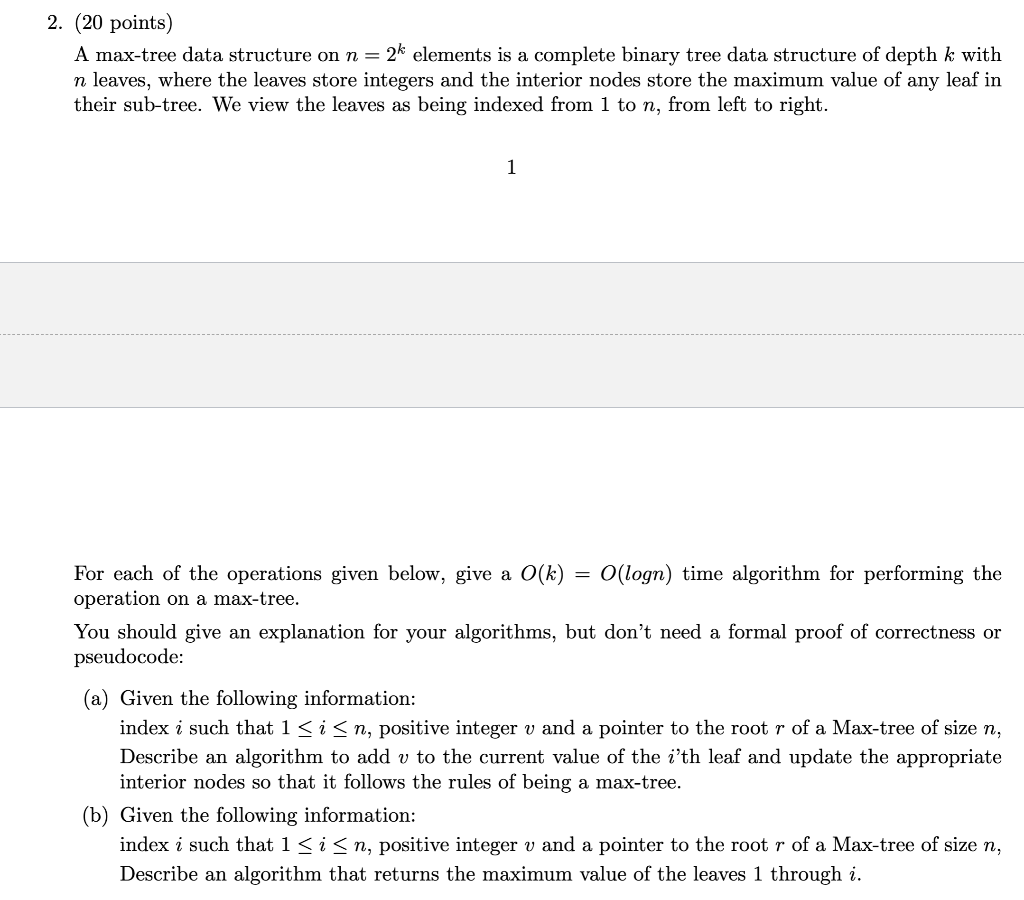 Solved Please write an algorithm. I do not need a code in | Chegg.com