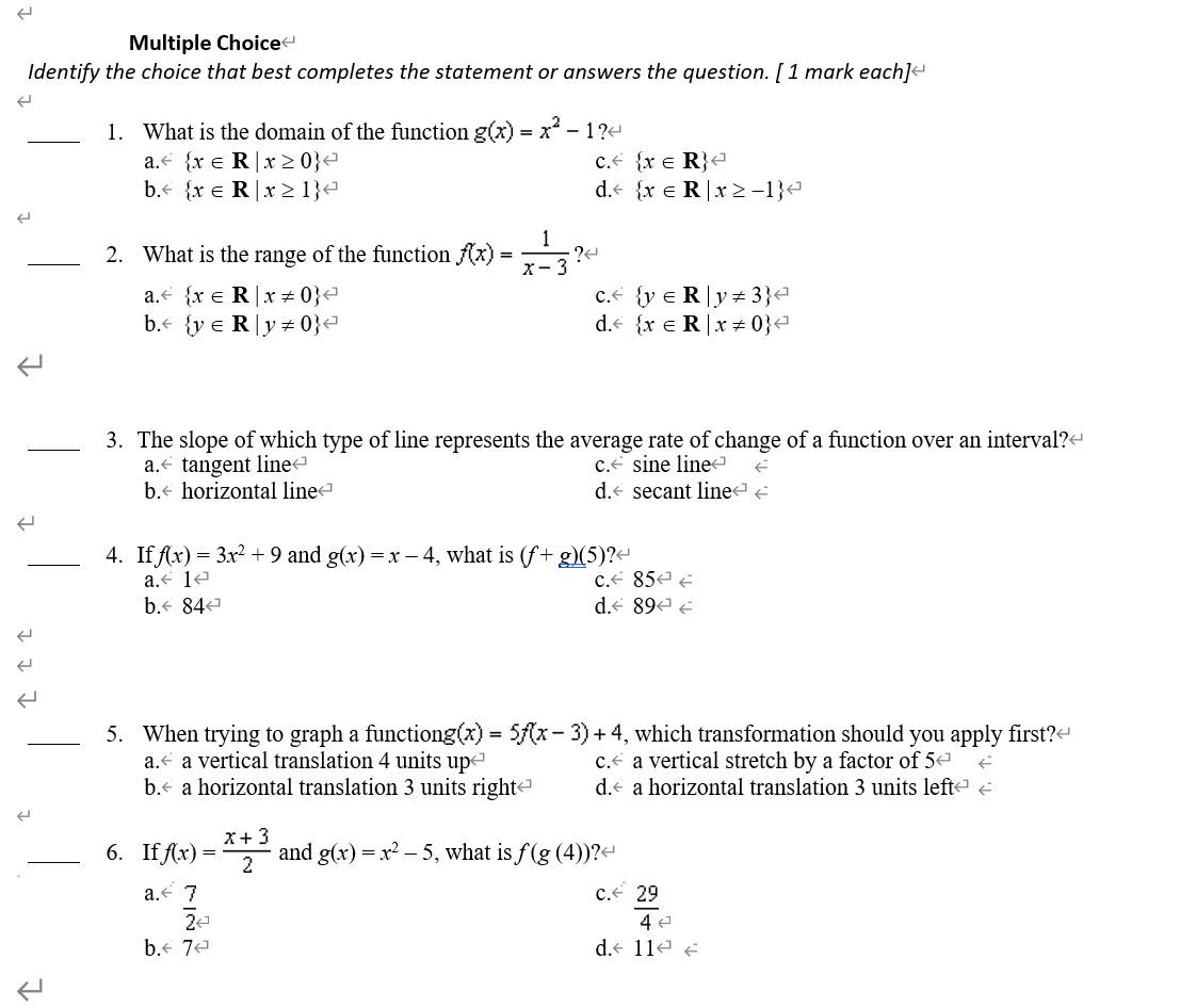 Solved Multiple Choice Identify the choice that best | Chegg.com
