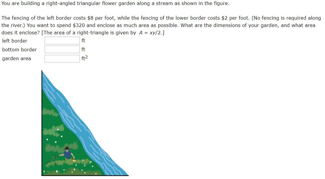 Solved You are building a rightangled triangular flower