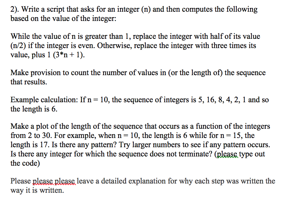 Solved write the code by using matlab l found the following | Chegg.com