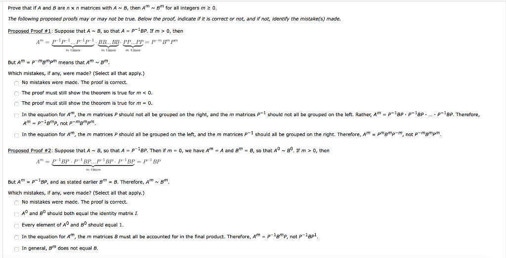 Solved Prove The Following Theorem. Let A And B Be Nxn | Chegg.com