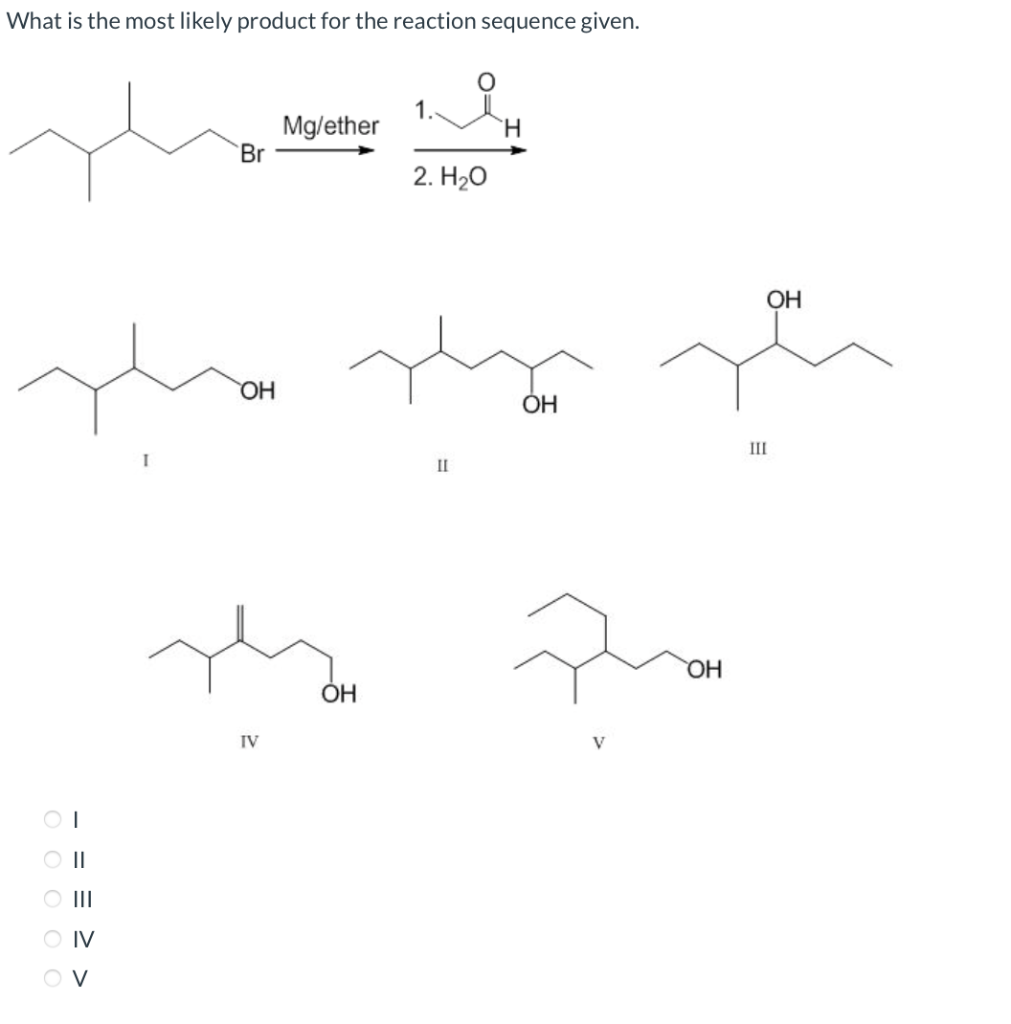 Solved Predict the product for the following reaction. OH | Chegg.com