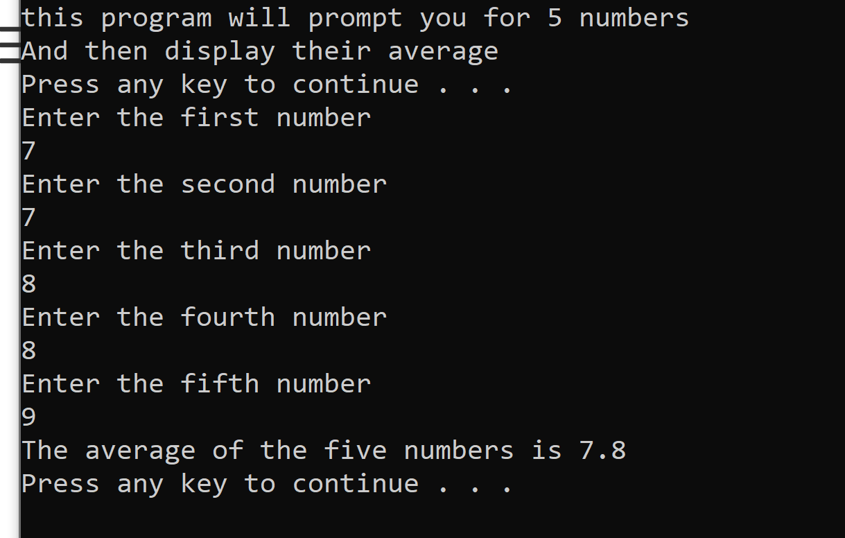Solved Write a program in c++ that prompts the user 5 | Chegg.com