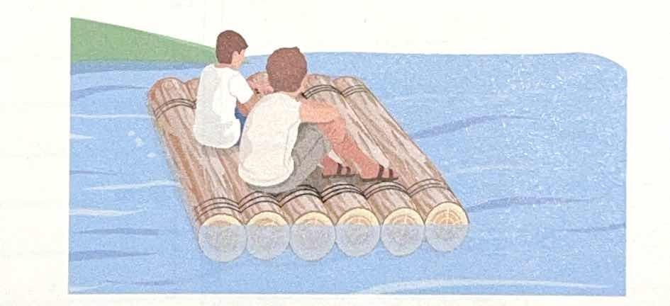 Solved A raft is built using a series of logs of volume 0.1 | Chegg.com