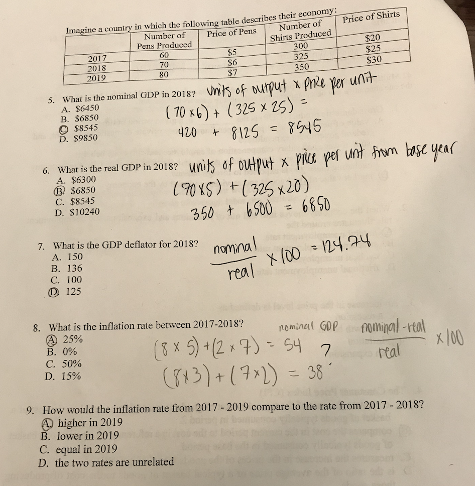 Solved Could someone explain how to solve problems 8 and 9? | Chegg.com