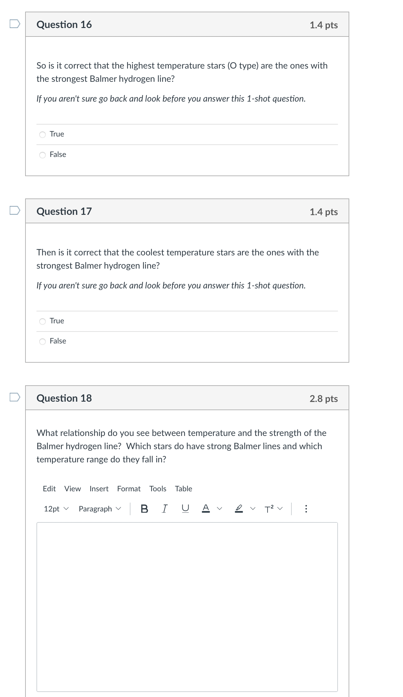 Solved So is it correct that the highest temperature stars | Chegg.com