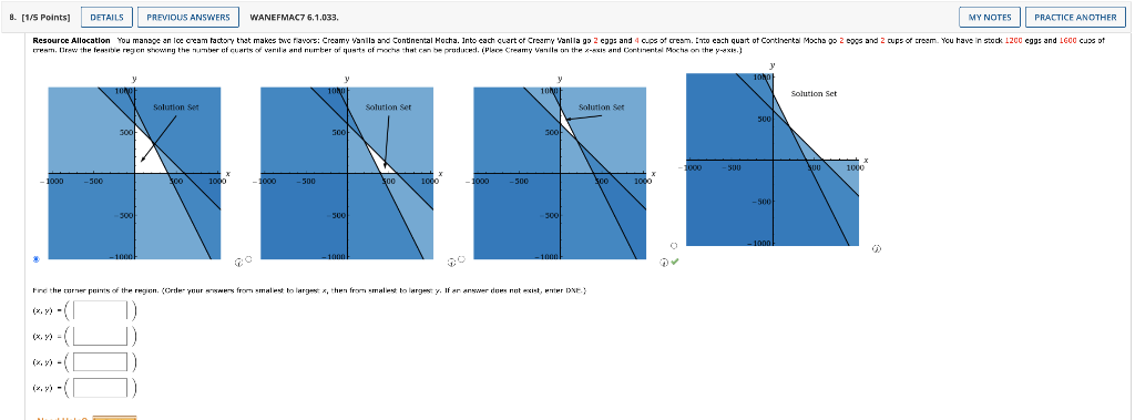 Solved 1/5 Points] WANEFMAC7 6,1,033. Resource Allocation | Chegg.com