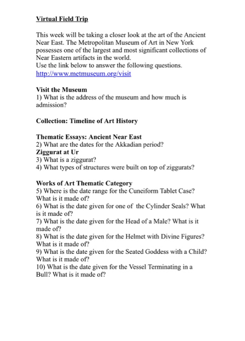 essay topics about museums