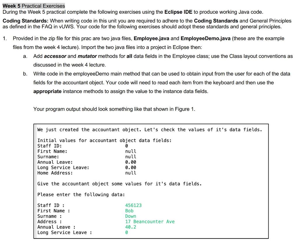 Solved Week 5 Practical Exercises During the Week 5 | Chegg.com