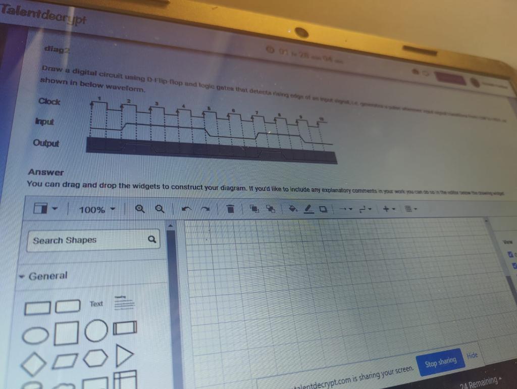 Draw A Digital Circuit Using B Shown In Below | Chegg.com